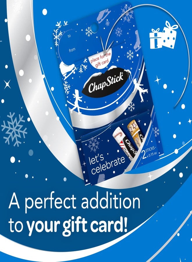 ChapStick Let’s Celebrate Holiday Lip Balm Gift Card Holder - 0.15 Oz (Pack of 2) - Image 2